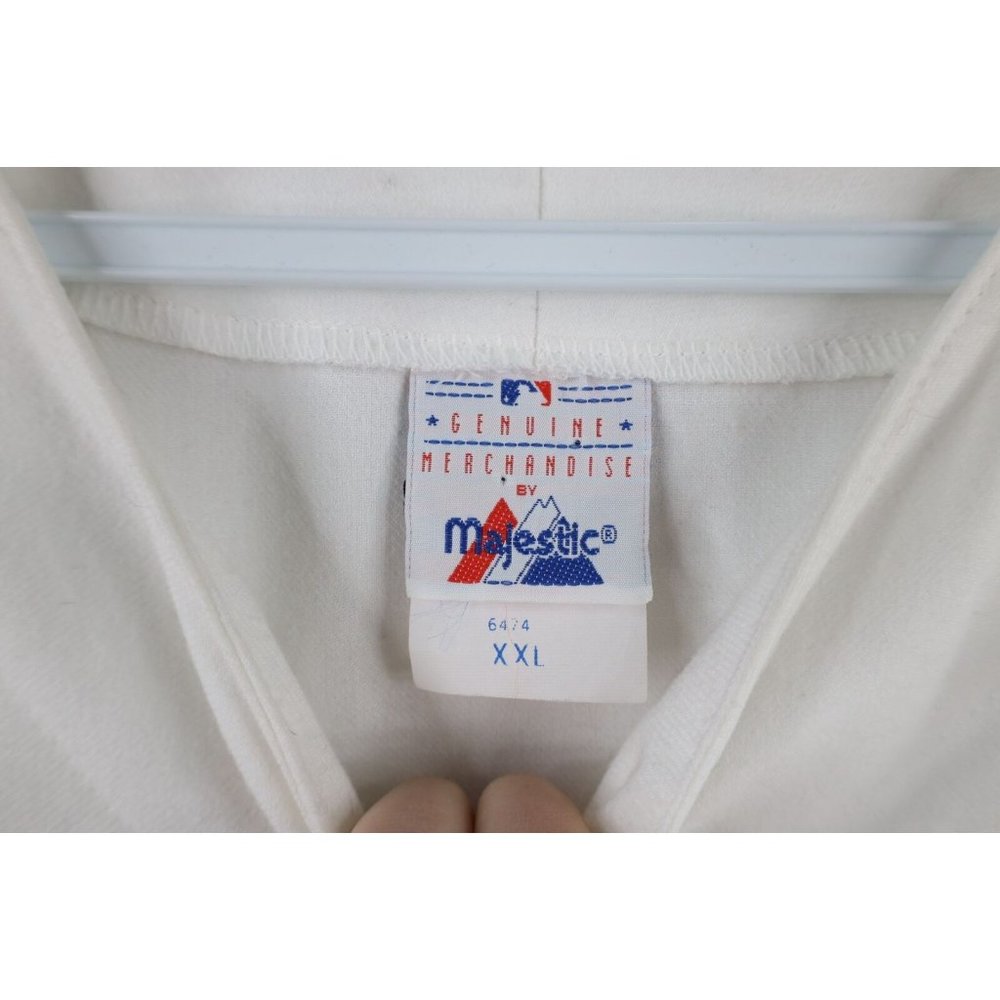 Vintage 90s Majestic Mens 2XL XXL Chicago White Sox Baseball Jersey White USA - Picture 4 of 9